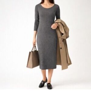 Uniqlo Wool Blend Grey Sweater Dress |EUC| |Size S|